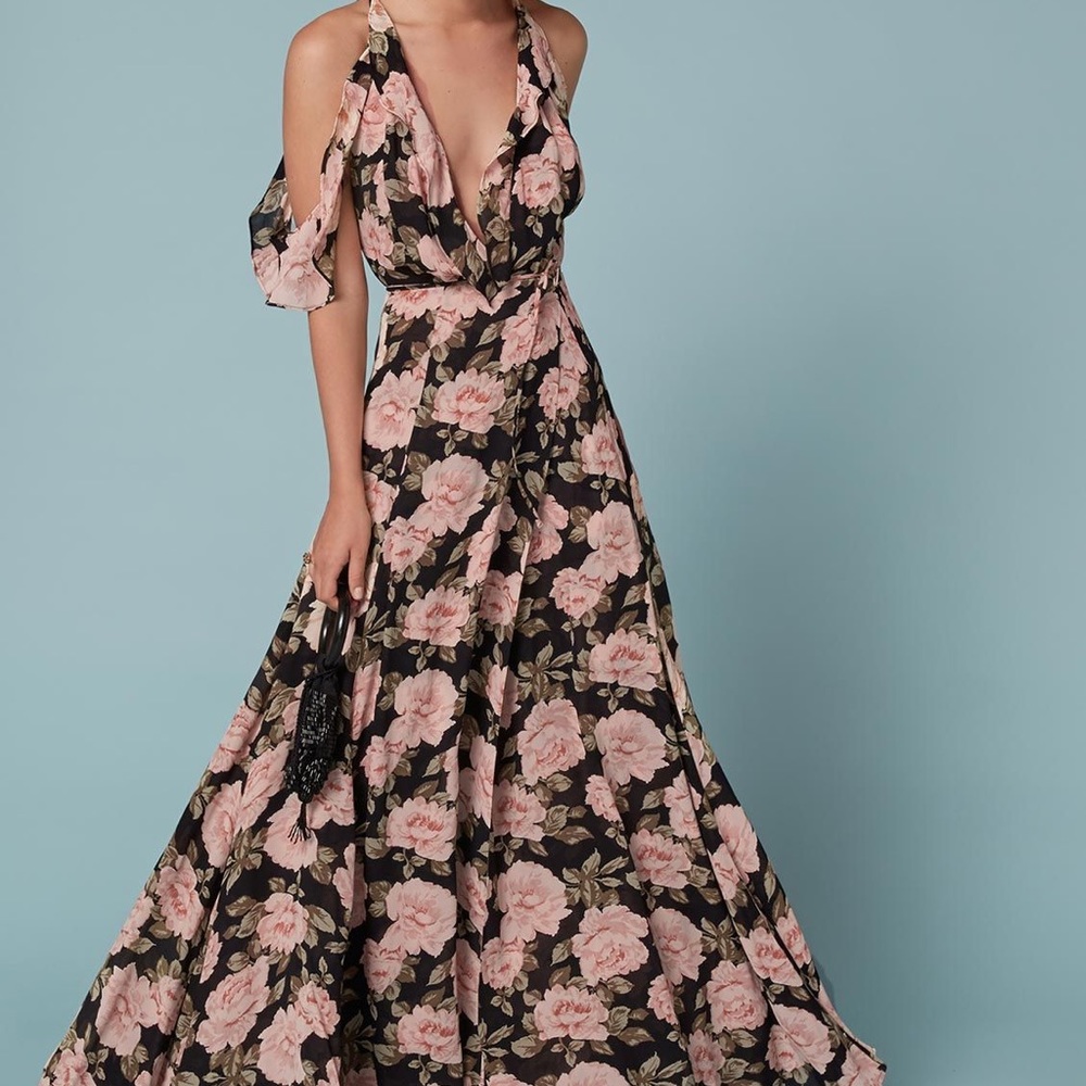 Reformation Cordelia Floral Maxi Wrap
